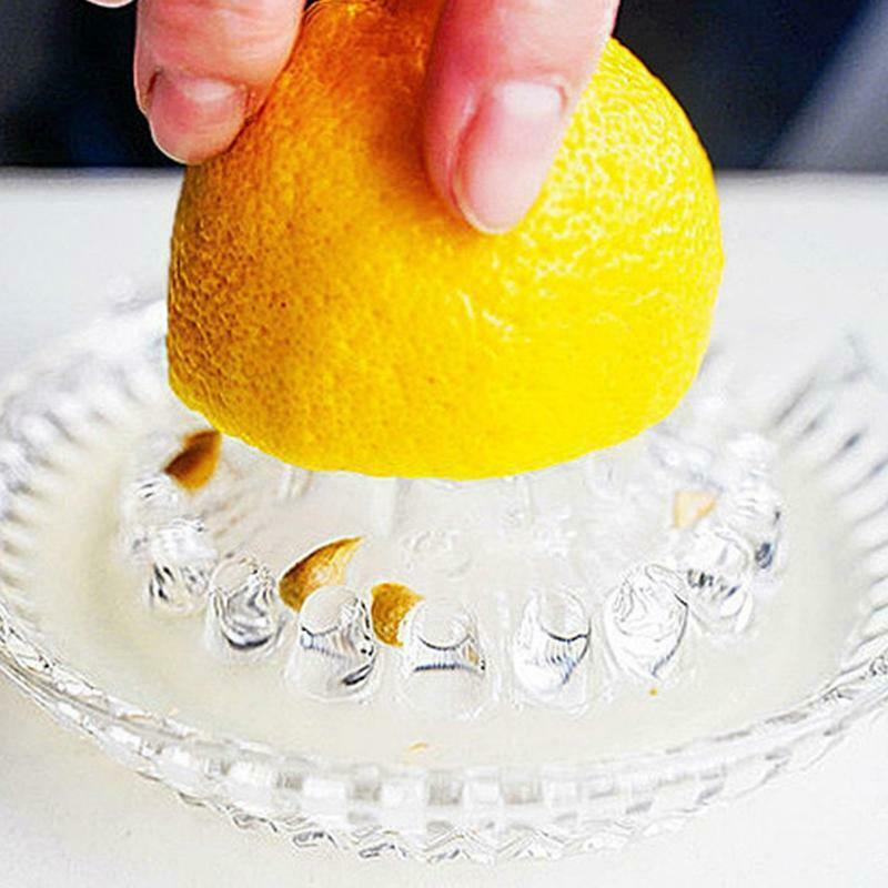 Glass Manual Juicer Citrus Fruit Juicer Kitchen Orange Lime Lemon Squeezer Fruit