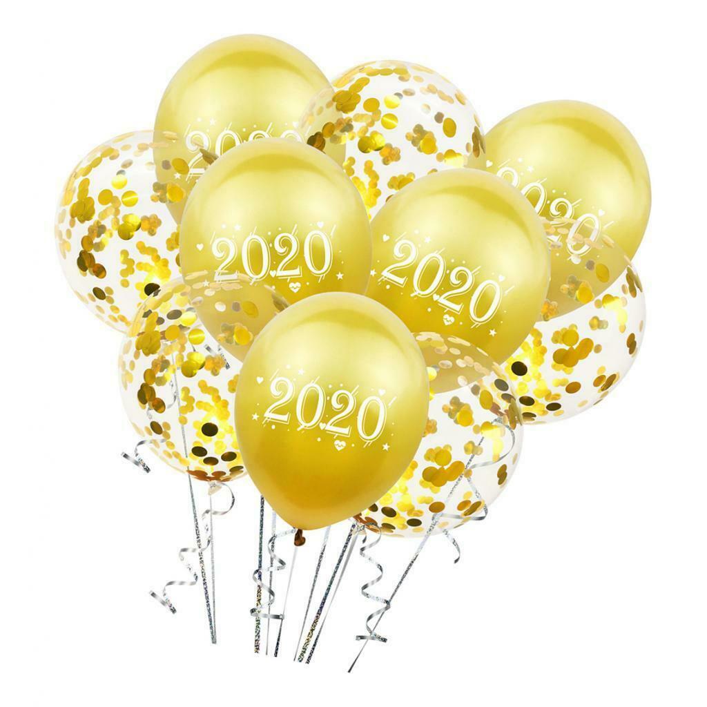 30pack Durable Balloon Party Balloons f/ Wedding 2020 NEW YEAR Ornament