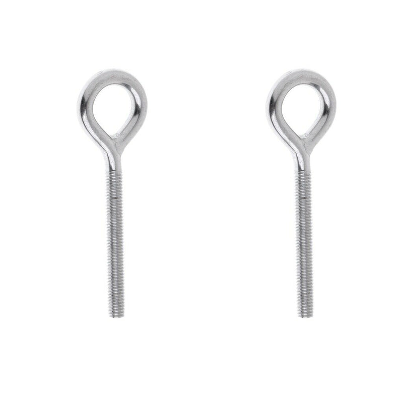 Stainless Steel Eyebolts Welded Eye Long Thread Eye  - M5, M6