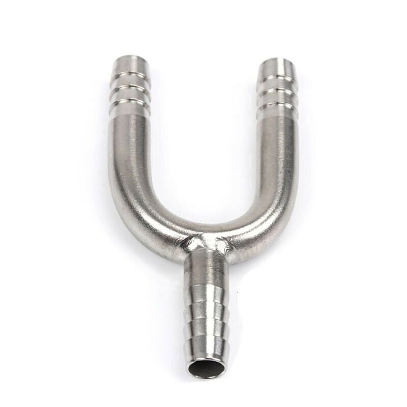 Hose Barb Connector Fittings Beers Line Home Brewing Tools Tee Stainless Steel