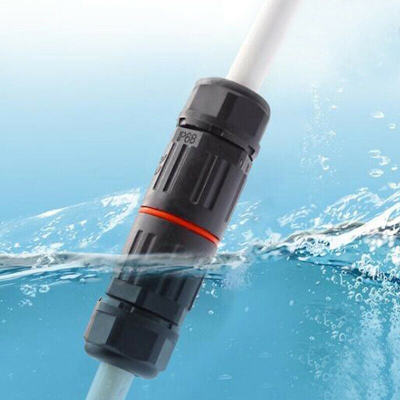 IP68 Industrial Electrical Waterproof Wire cable Connector Outdoor Plug Sock LS
