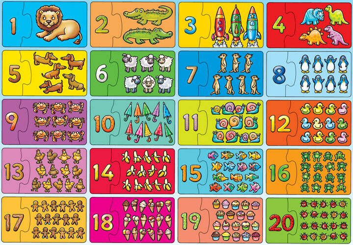 Orchard Toys 219 Match and Count Kids Childrens First Jigsaw Puzzle 3 Yearss +