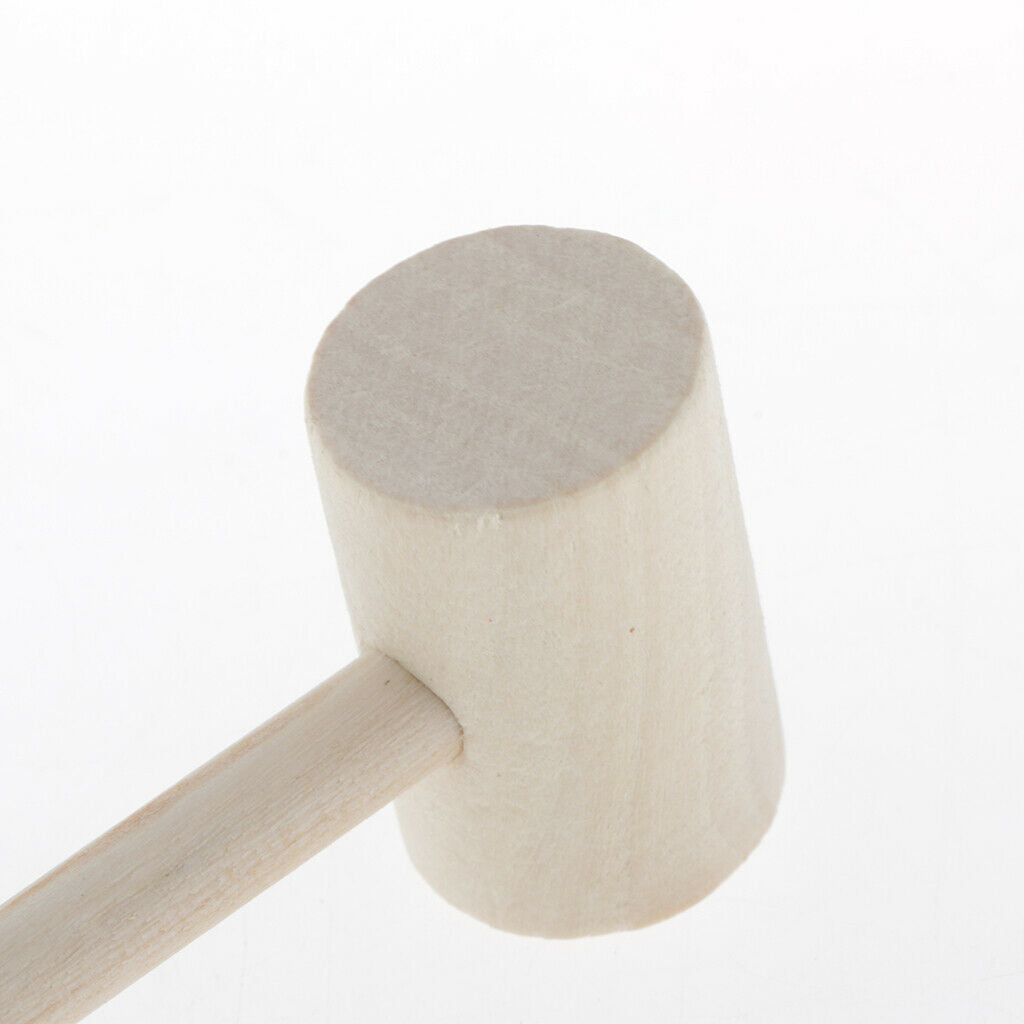 30Pieces Jewellers Leather Wooden Hammer Pounding Seafood Mallet Gavel DIY