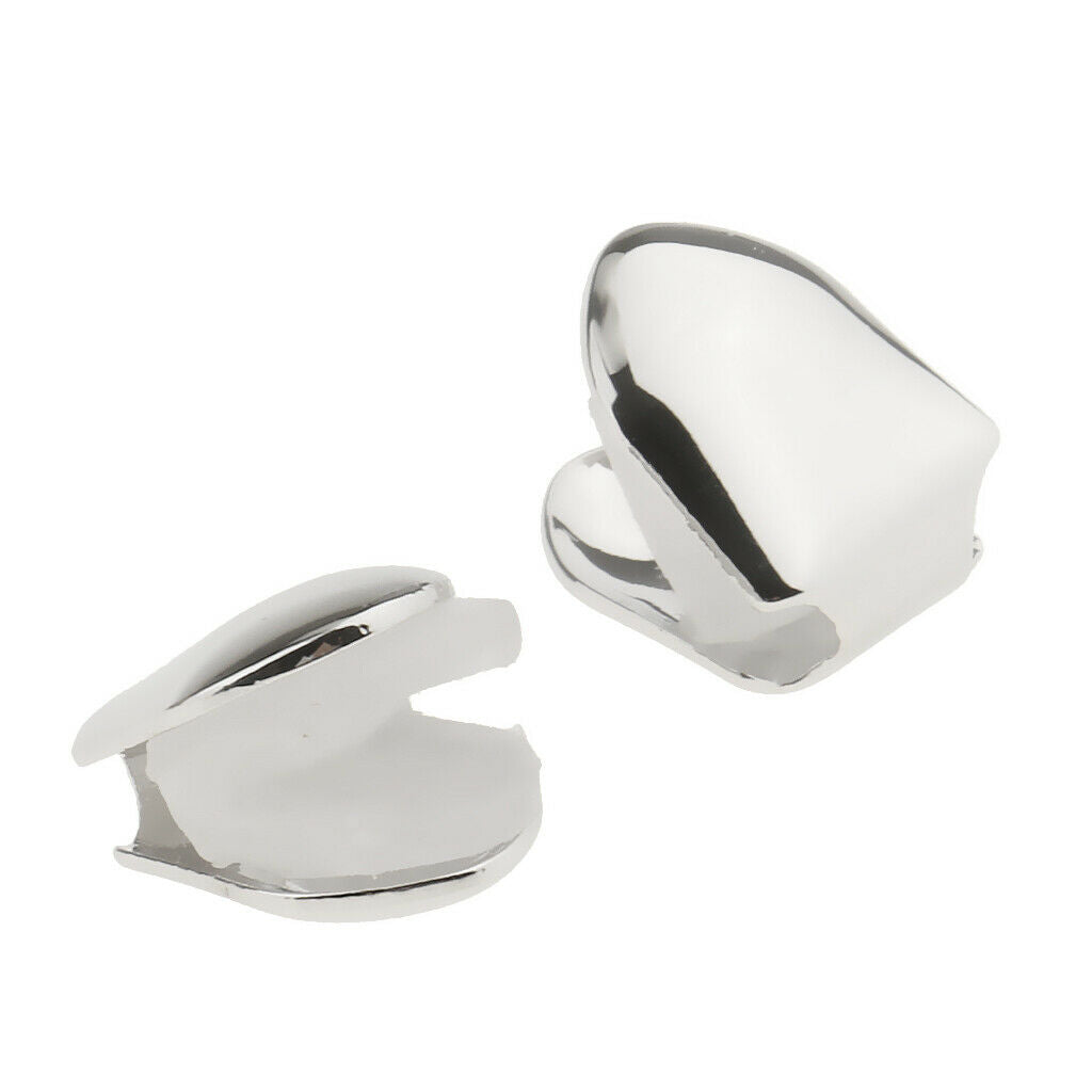 1 Pair Single Grill Tooth Clip Plated Mouth Teeth   Grills Bling Hip Hop