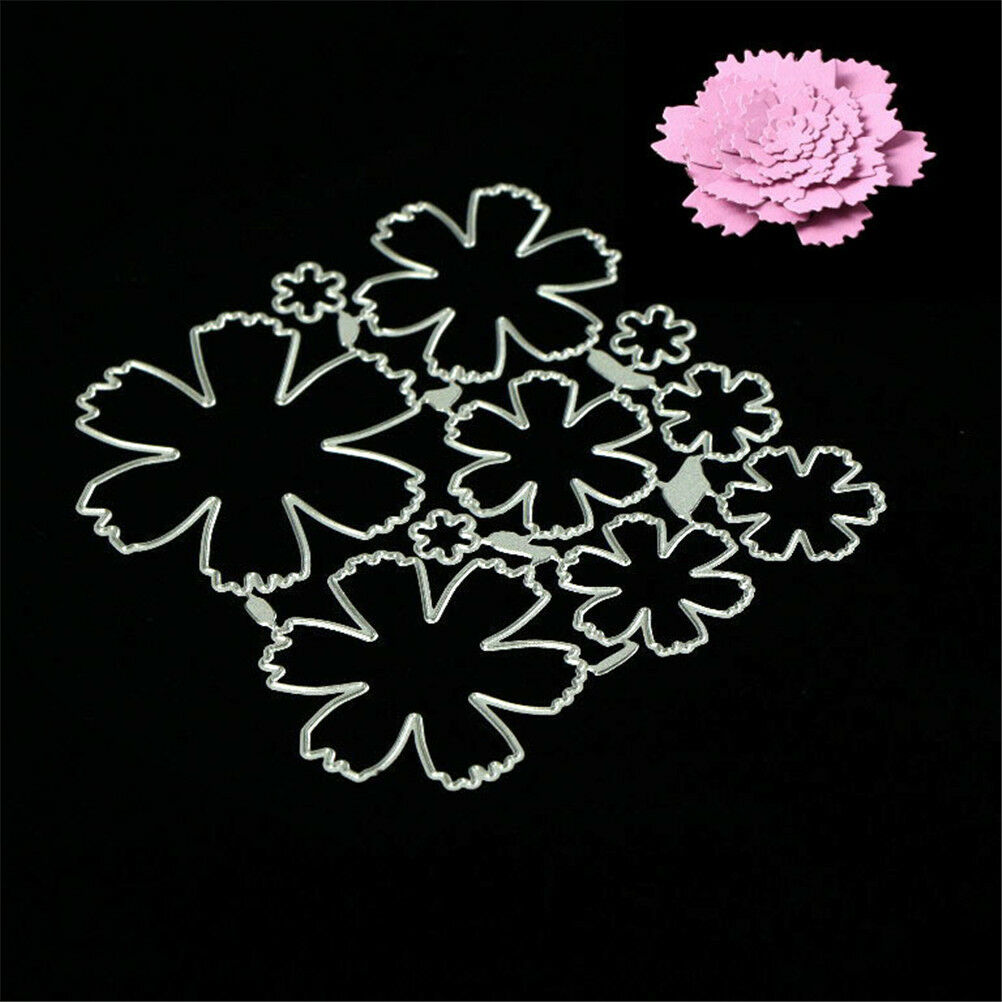 Stereoscopic flowers Metal Cutting Dies Stencils for Scrapbook Album Card.l8