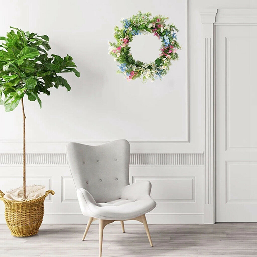 15in Romantic Primrose Wreath Garland Front Door Wedding Festival Decor