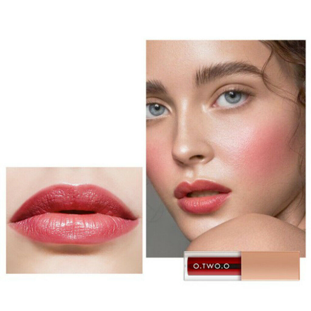 Matte Liquid Lipstick Light Creamy Long Lasting Lip Gloss Tint Rose Red