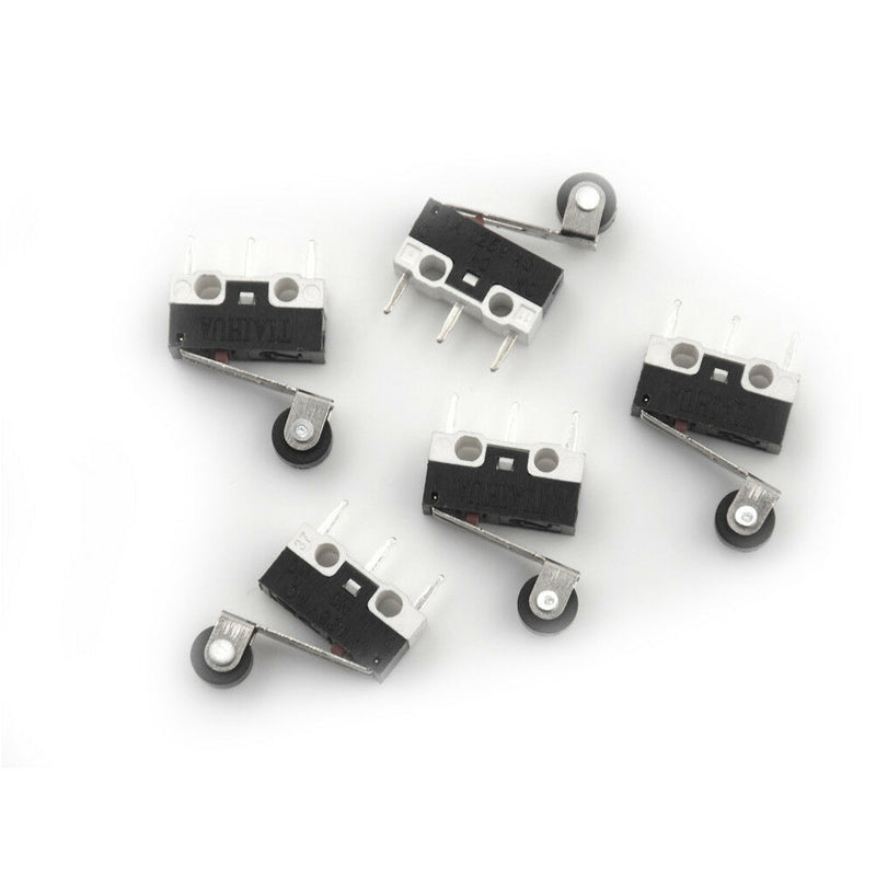 10X Ultra Mini Micro Switch Roller Lever Actuator Microswitch SPDT Sub Switc Lt