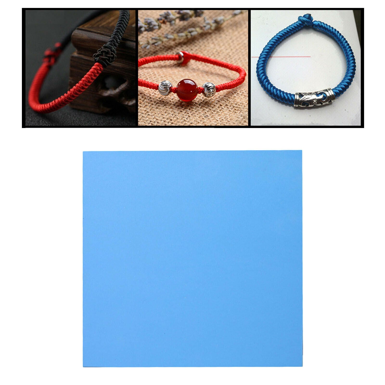 1PC Square Kumihimo Beading Cord Disc Board Square for Thread DIY Braiding