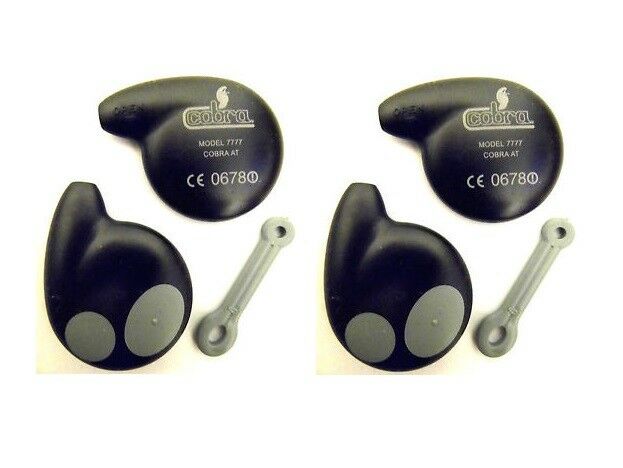 2 x COBRA KEY FOB CASE CAR ALARM key Cobra 7777