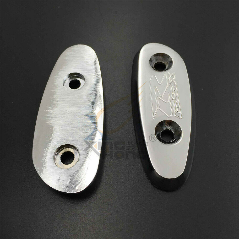 Billet Aluminum  Mirror Block Off base Plates for 2002 Suzuki GSXR 600