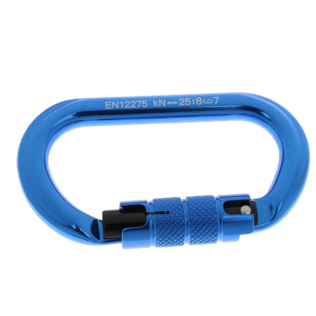 2Set Heavy Carabiner Climbing Hook Lock Buckle Keyrings Climbing Mountain