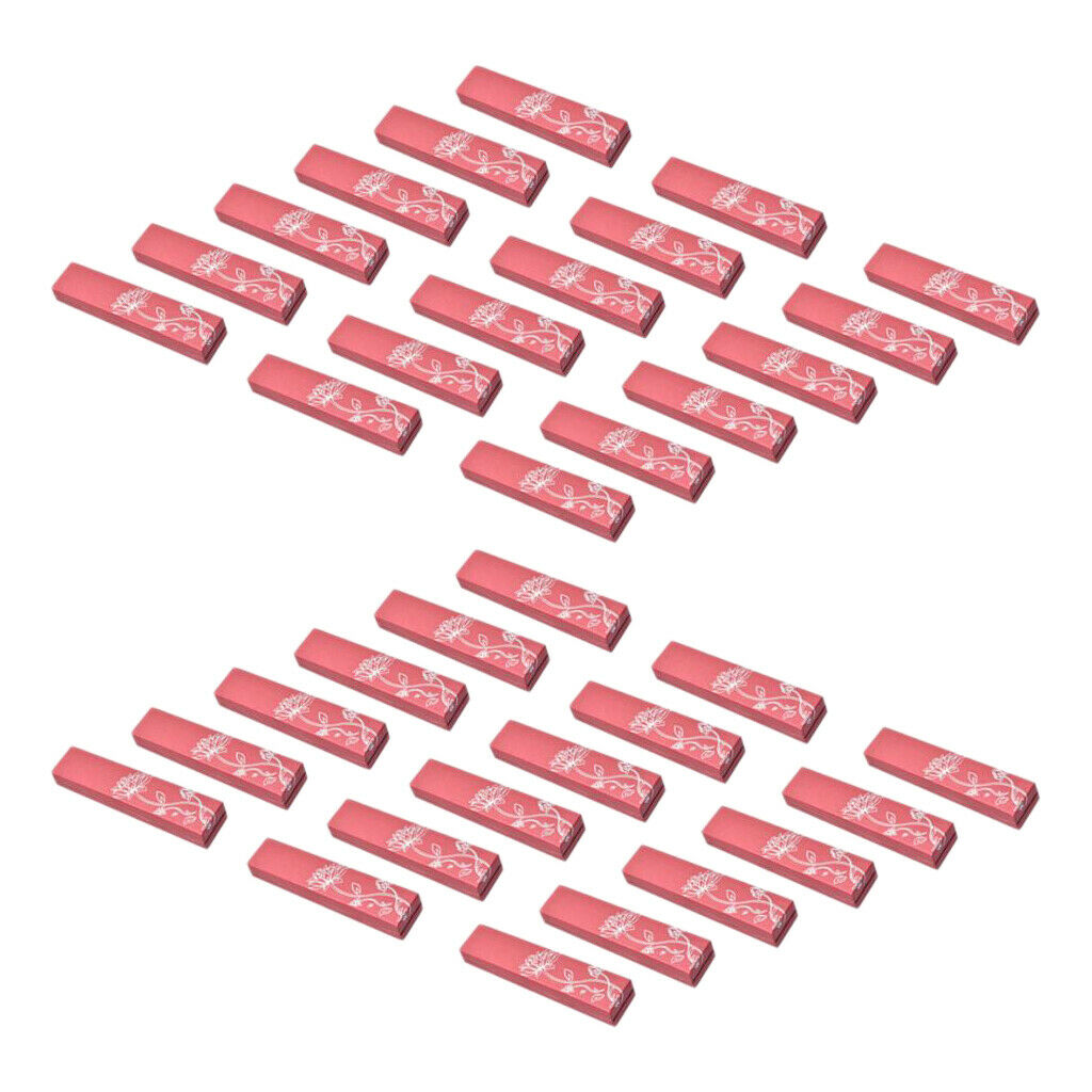 36pcs Paper Jewelry Box Necklace Paper Box Birthday Gift Box Holder Red