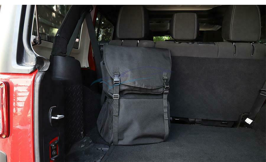 1PCS Car Spare Tire Multifunctional Storage Bag Black For Wrangler JK TJ JL