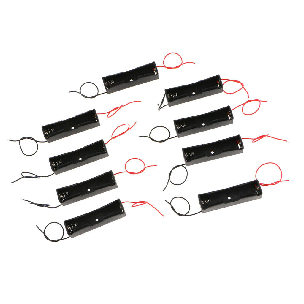 Lot 9 Pcs Portable Battery Case Cover Holder Storage Box for 18650 Batteries