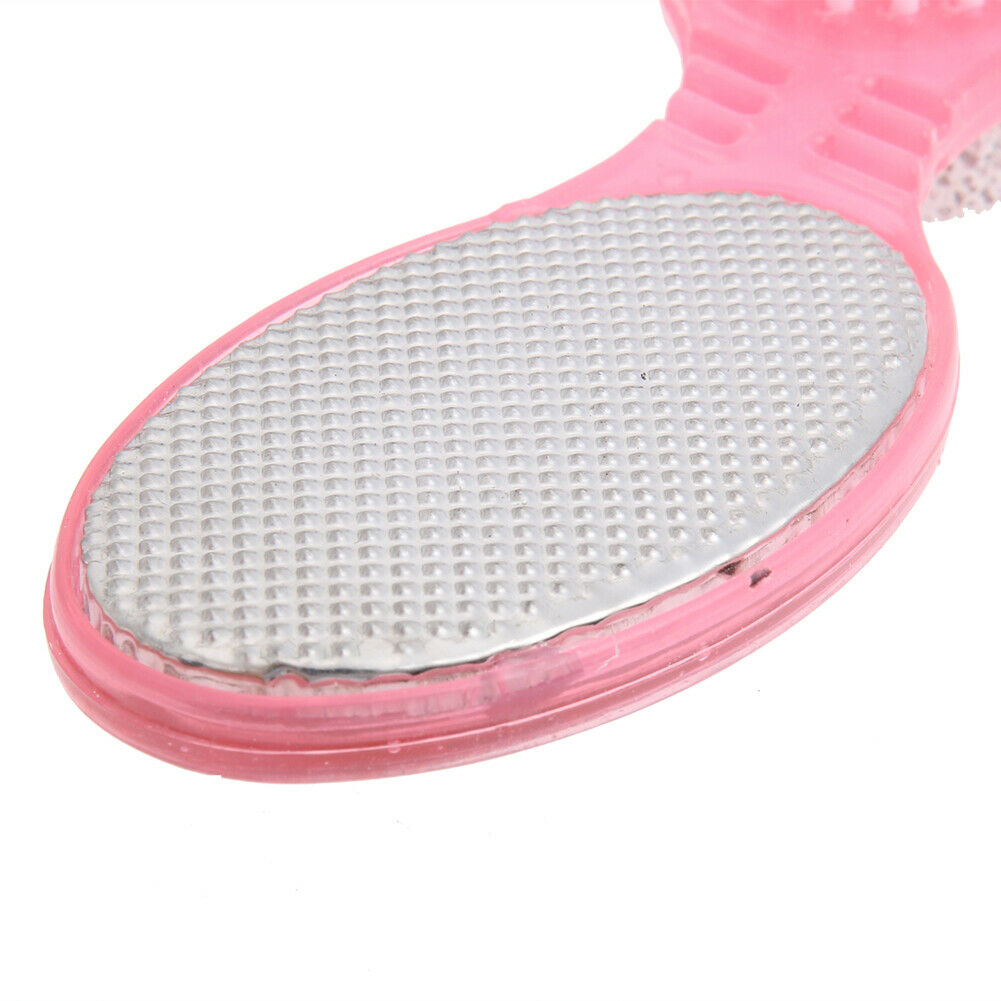 4 IN 1 Foot Care Callus Brush Pumice Scrubber Pedicure Exfoliate Remover  @