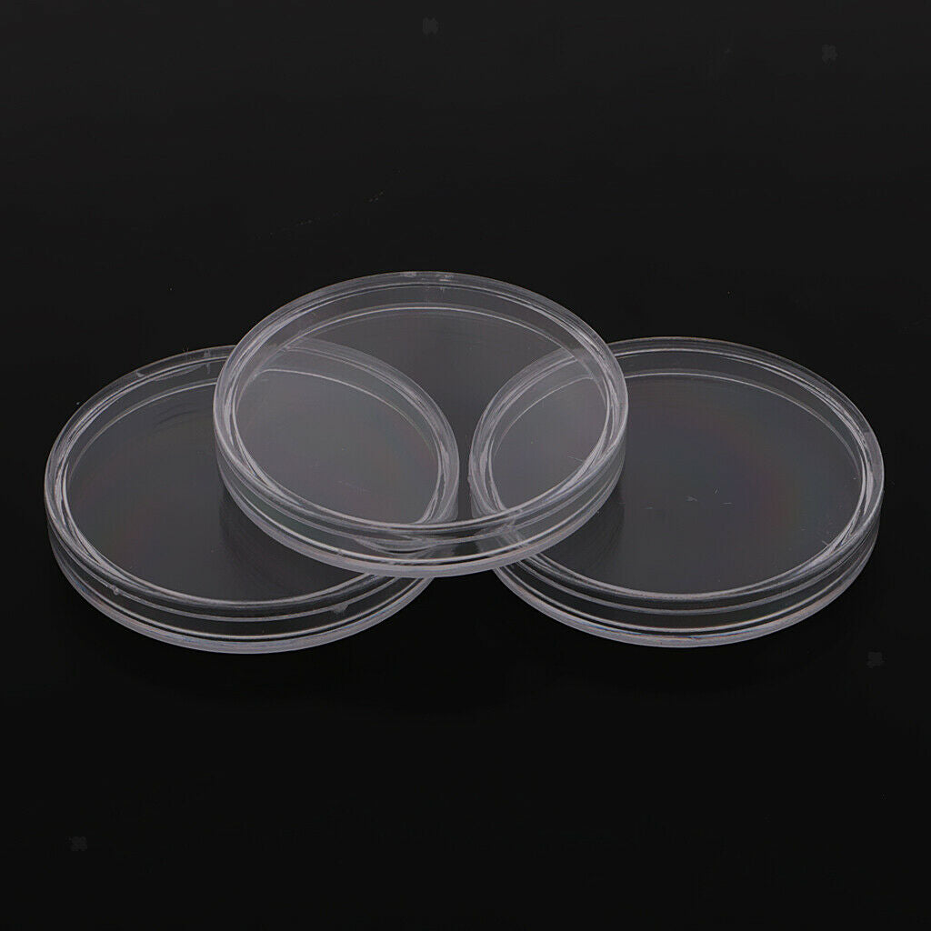 200PCS Coin Holder Capsules Clear Case Box for Coin Protection 36mm & 28mm