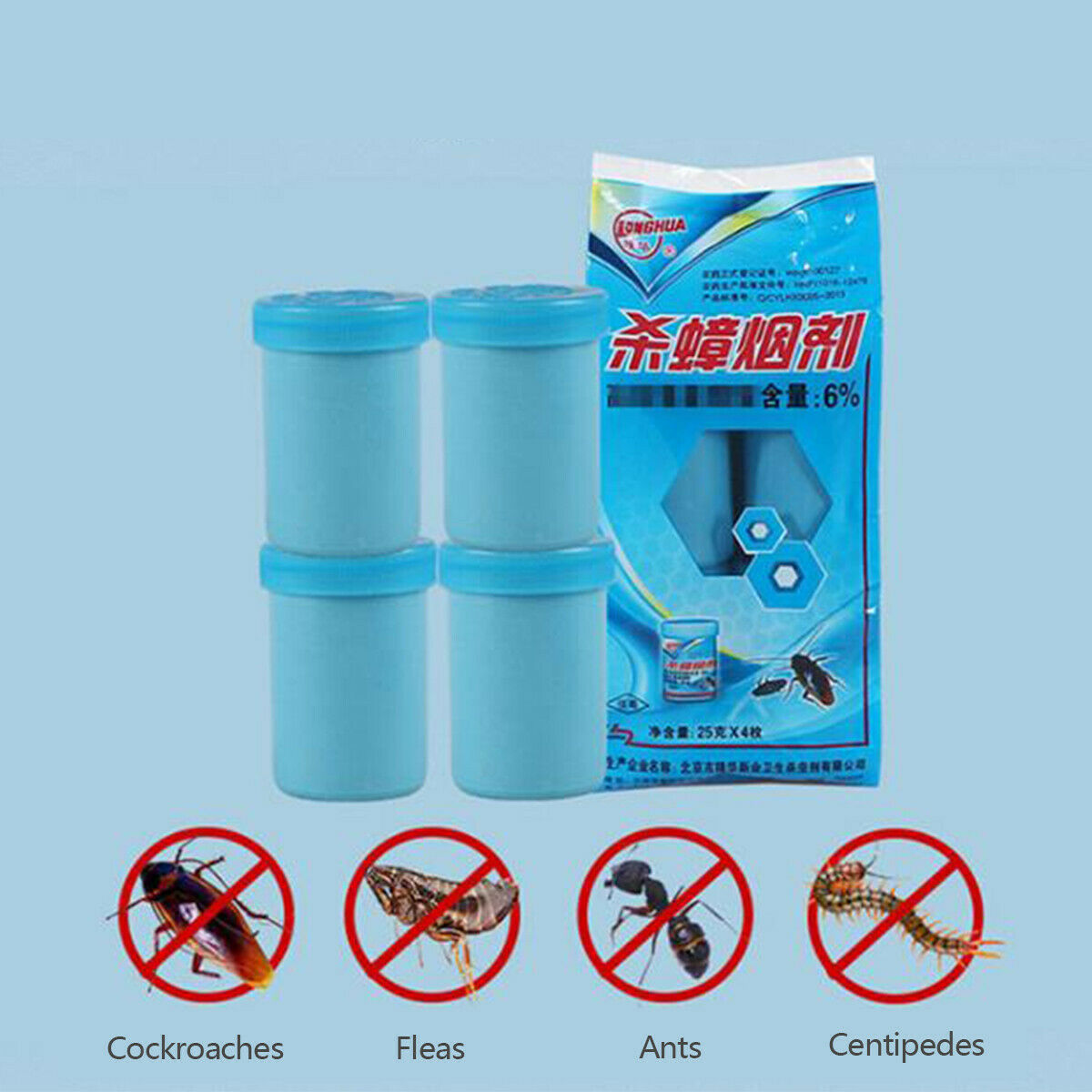 Smoke Insecticides Fast For Cockroach Bait Fly Bed Bugs Mosquito Killer Aerosol
