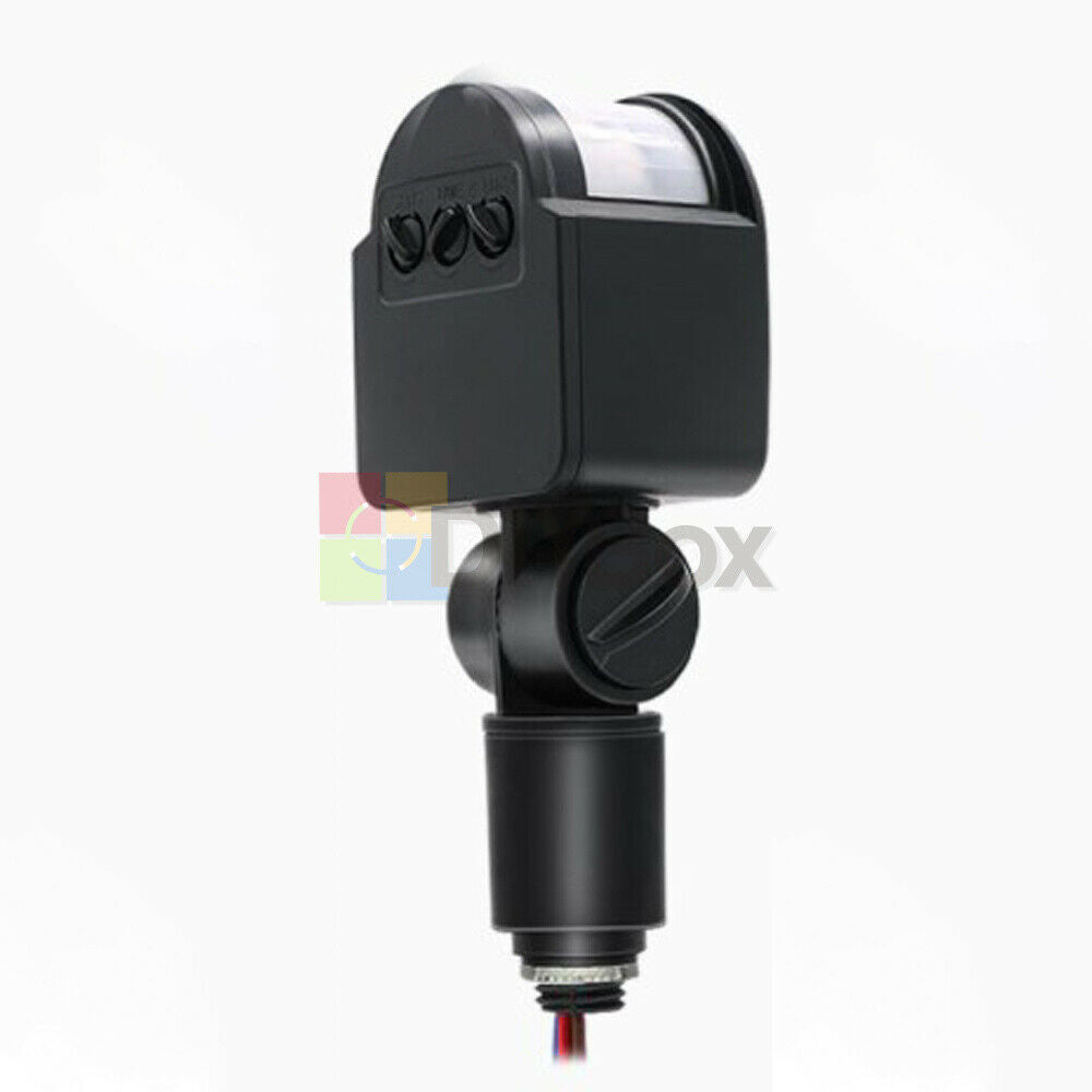 180° Outdoor Wall Light RF Security PIR Infrared Motion Sensor Detector DC 12V