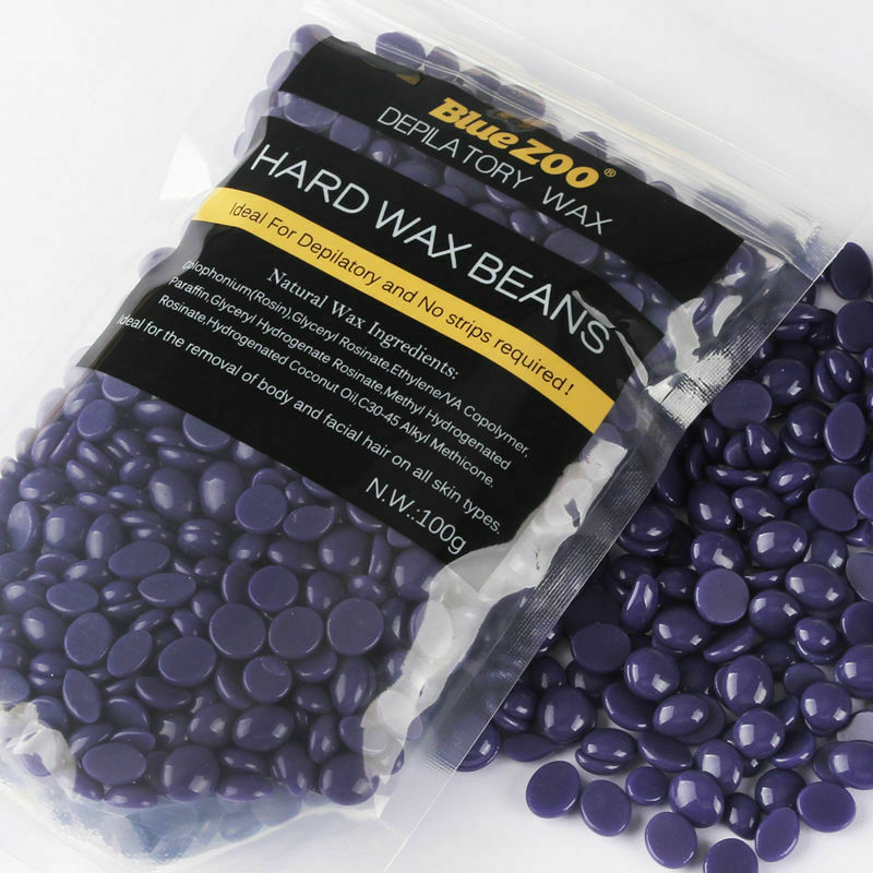 3 X Hard Wax Beans No Strip Film Hard Pellet Waxing Body Bikini Hair Removal