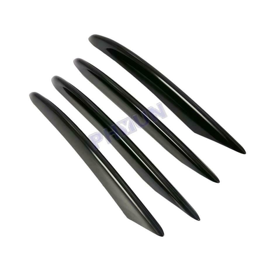 For 2015-18 Mercedes-Benz C Class Front Fog Light Decorative Cover Glossy Black