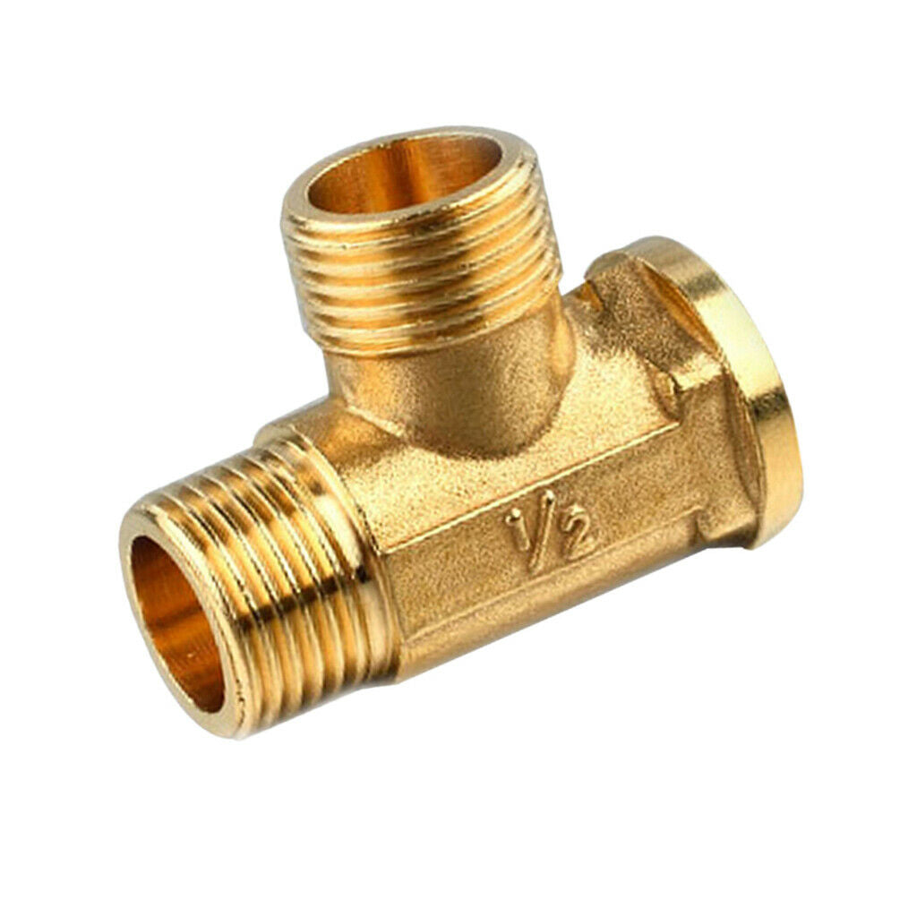 Anti-Burst Forged Brass Tube T-Junction Tee Fittings Male And Female 1/2