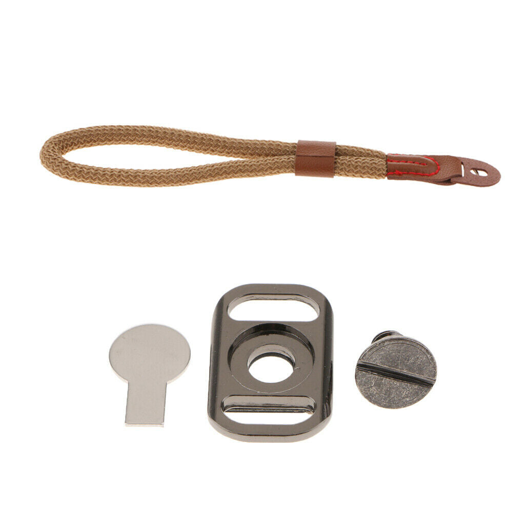 Metal Belt Adapter With Buckle For Belt And Adjustable  For Bracelet, Brown