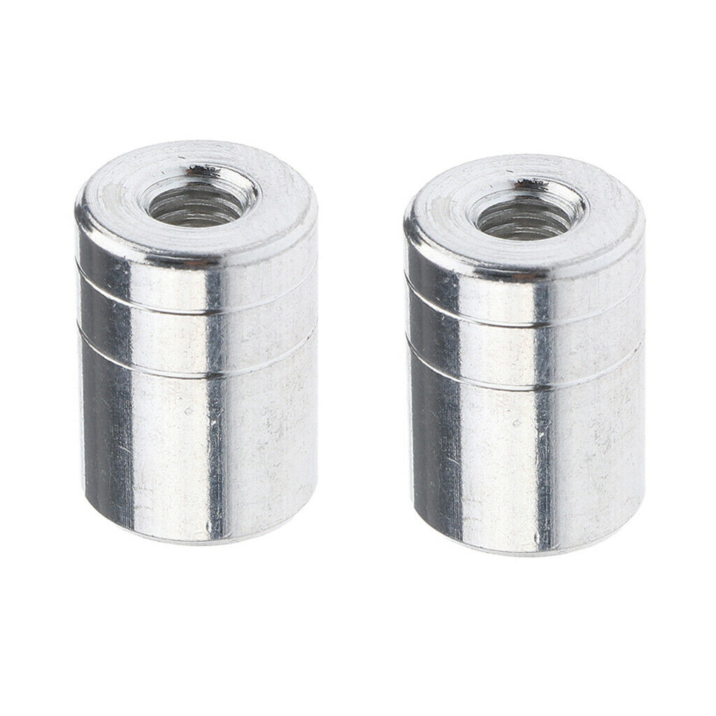 2Pcs Stainless Steel Fishing Rod Pod Connector Net Head Adapter Carp Fishing
