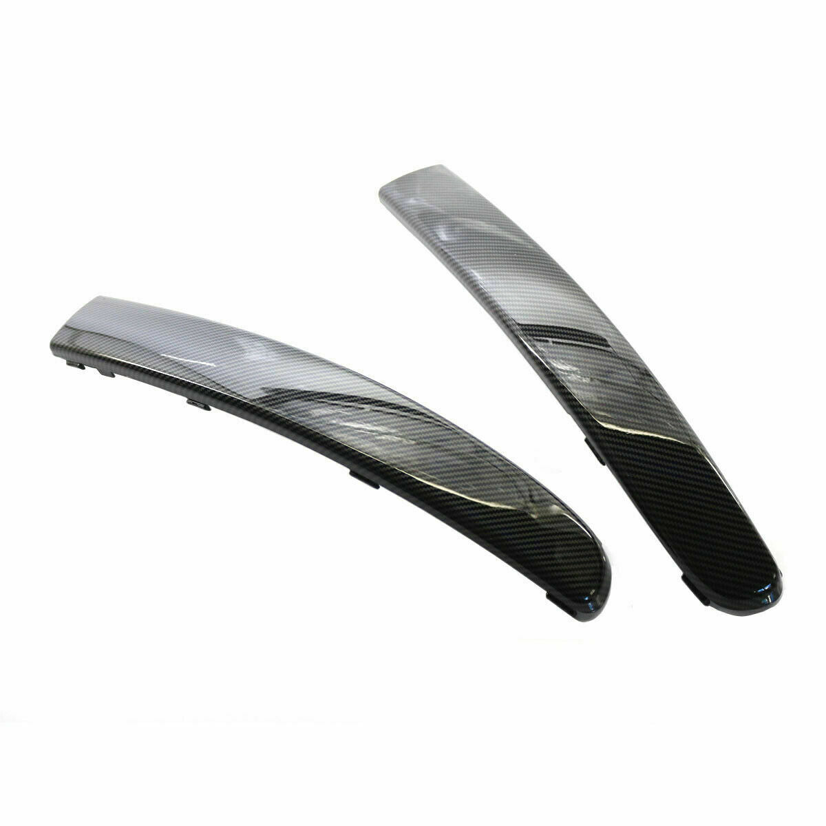 1Pair Left&Right Fit For FIAT 500 2007-2015 Front Bumper Lower Moulding Trim