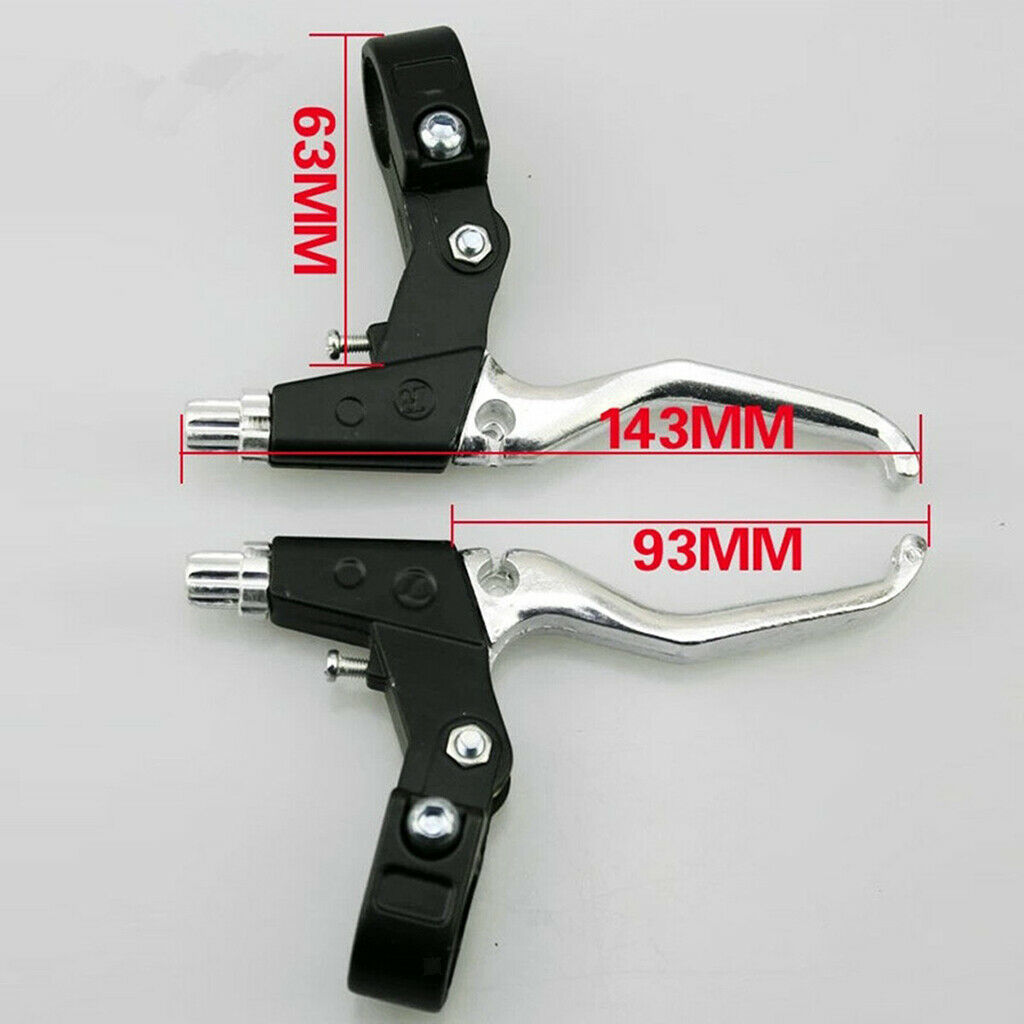 1 Pair Left Right Mountain Bicycle Hand Brake Lever Replacement 22mm Dia