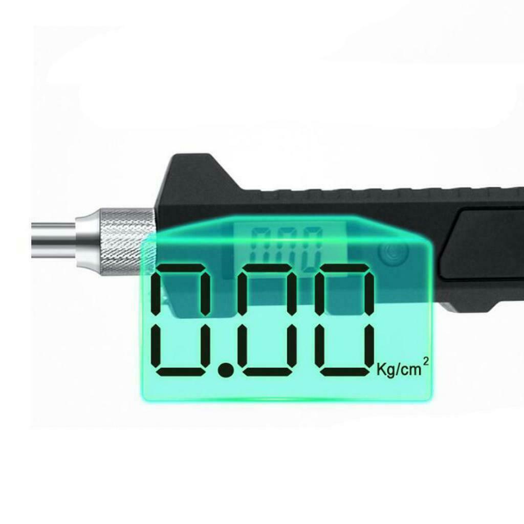 Heavy Duty Digital Tire Pressure Gauge Meter 0-230 PSI Stainless Steel Dual Head