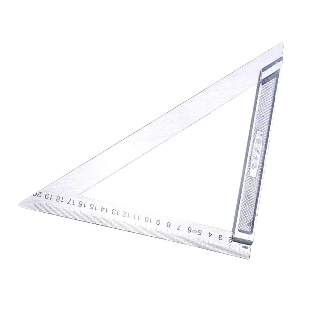 Accurate Stainless Steel Triangle Ruler Woodworking Measuring Tools 200mm