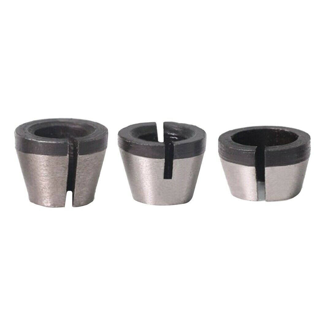 Set of 3 Milling Cutter Chuck Head High Precision Woodworking Tool Arbors