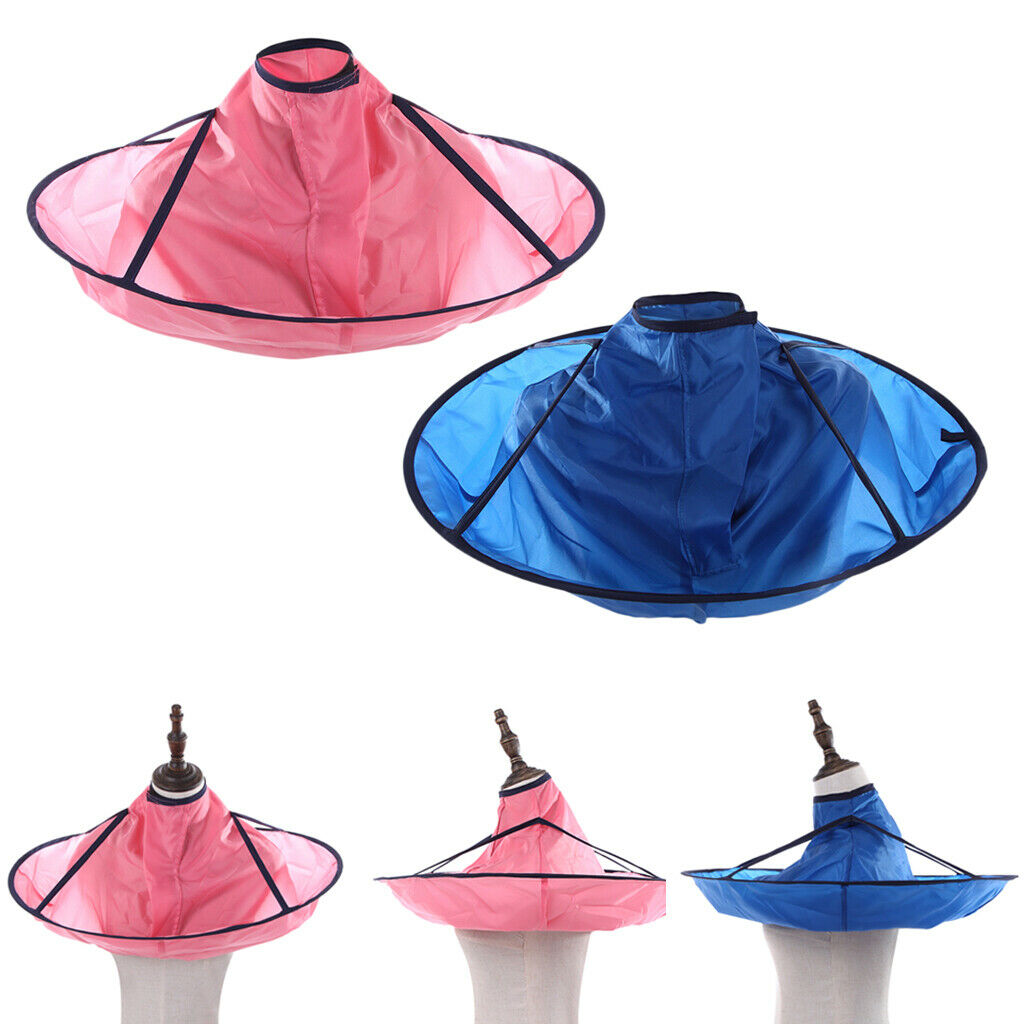 2 Pieces Professional Women Men Hair Cutting Cape Hair Catcher Hairdressing