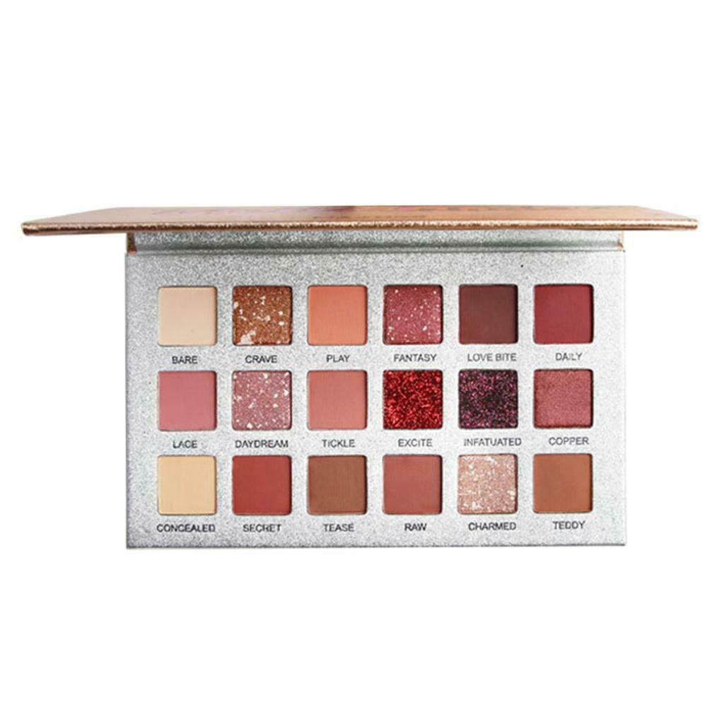 18 Colors Matte Eyeshadow Palette Mermaid Smudgeproof Eye Makeup Powder Set