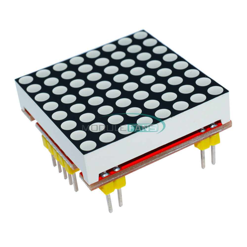 MAX7219 LED Dot Matrix Arduino Microcontroller Display Module Control 5V/3.3V