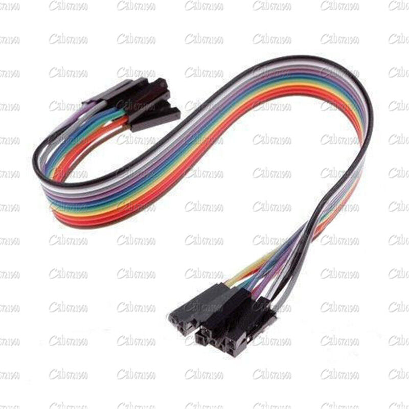 10PCS dupont Wire Cables 2.54mm 20cm 1P-1P Female to female for Arduino