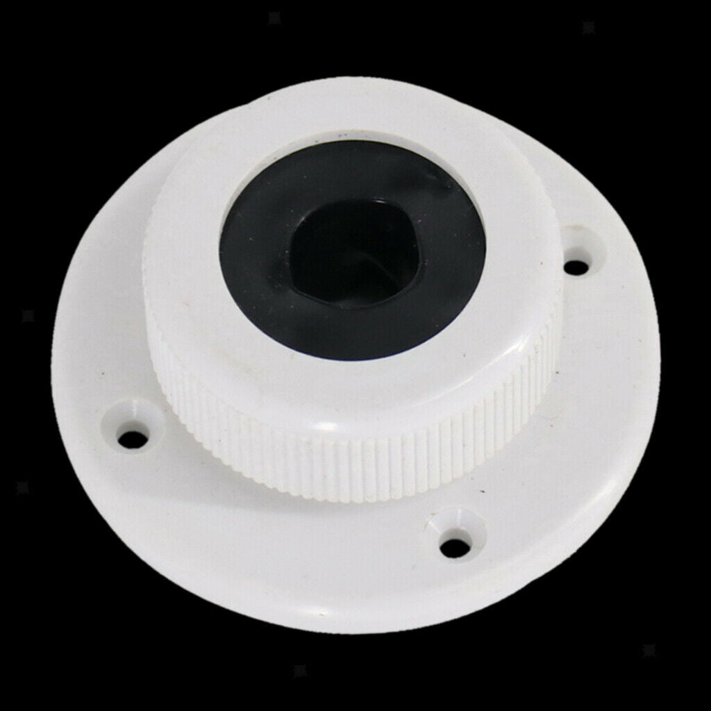 ABS Water Tight Cable Pass Thru Outlet for Boats Marine w/Threaded Cap