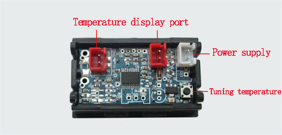 Dual Digital Intercooler Supercharger Temperature Gauge Sensor Air Charge Water