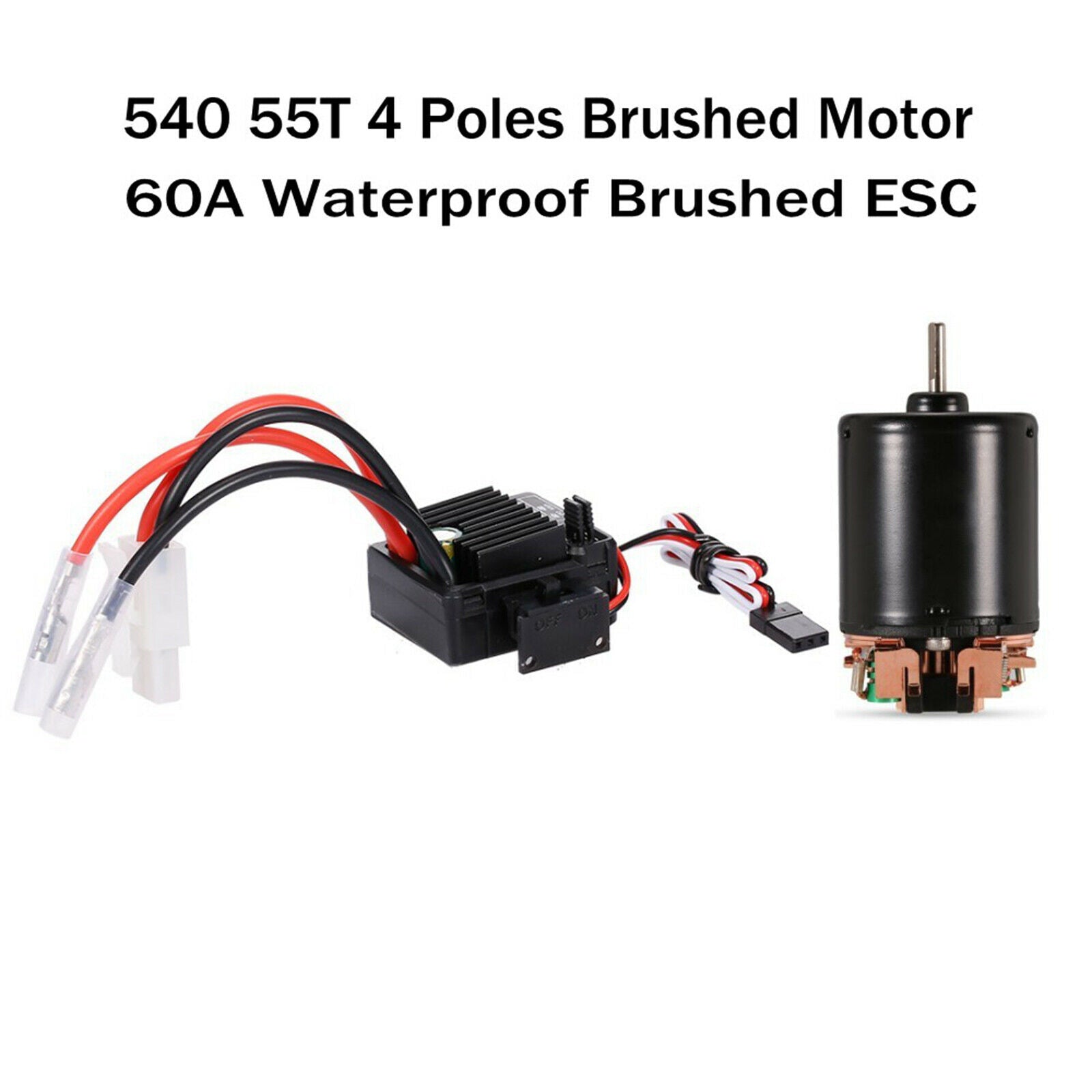 WP1060 Waterproof ESC Electronic Speed Controller Accessories for Car TRX4