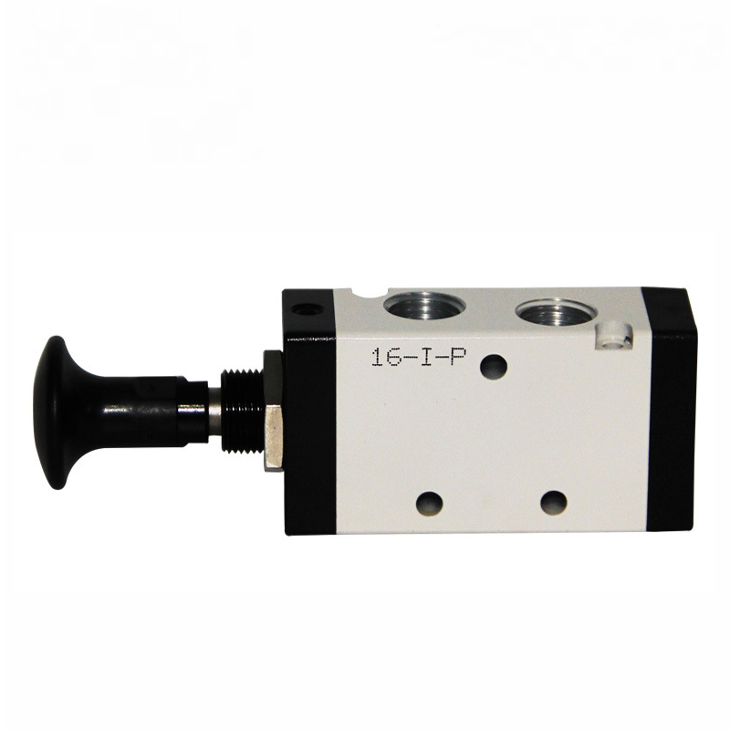 Pneumatic Hand Push-Pull Air Valve 3Way2 Position 1/4bspt and Connector 4L210-08