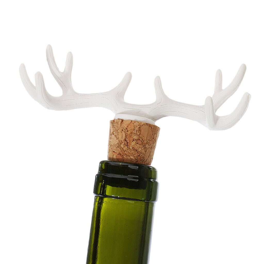 Deer Antler Christmas Red Wine Champagne Bottle Cork Stopper Party Supplies