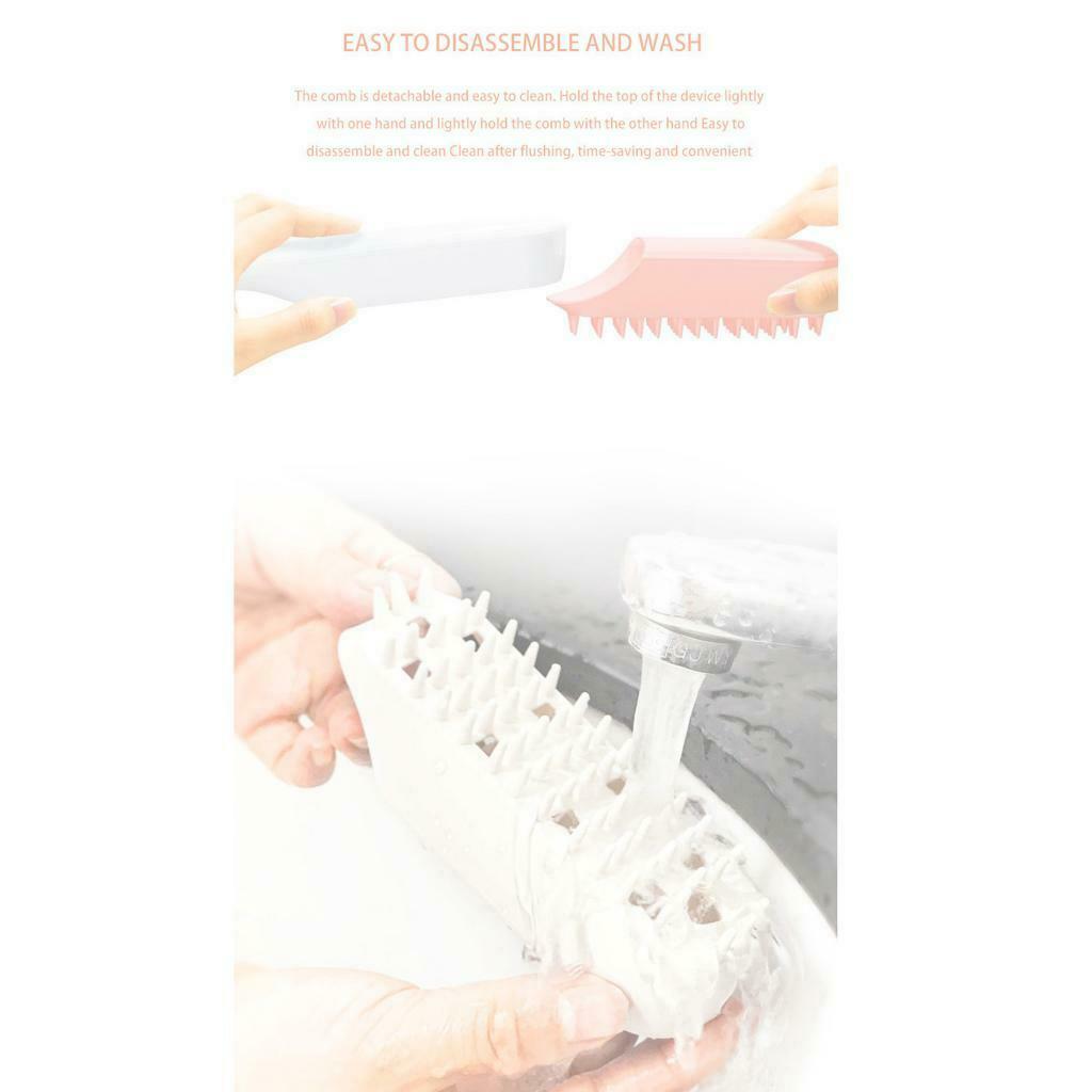 Dog Odor Remover Brush Electric Ozone Generator Massage Comb Pets Rabbit, Puppy