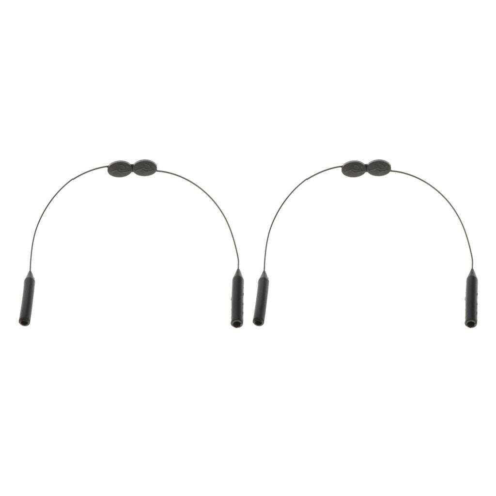 2pcs Glasses Strap Neck Cord Spectacle Retainer Eyewear Lanyard Grips Keeper