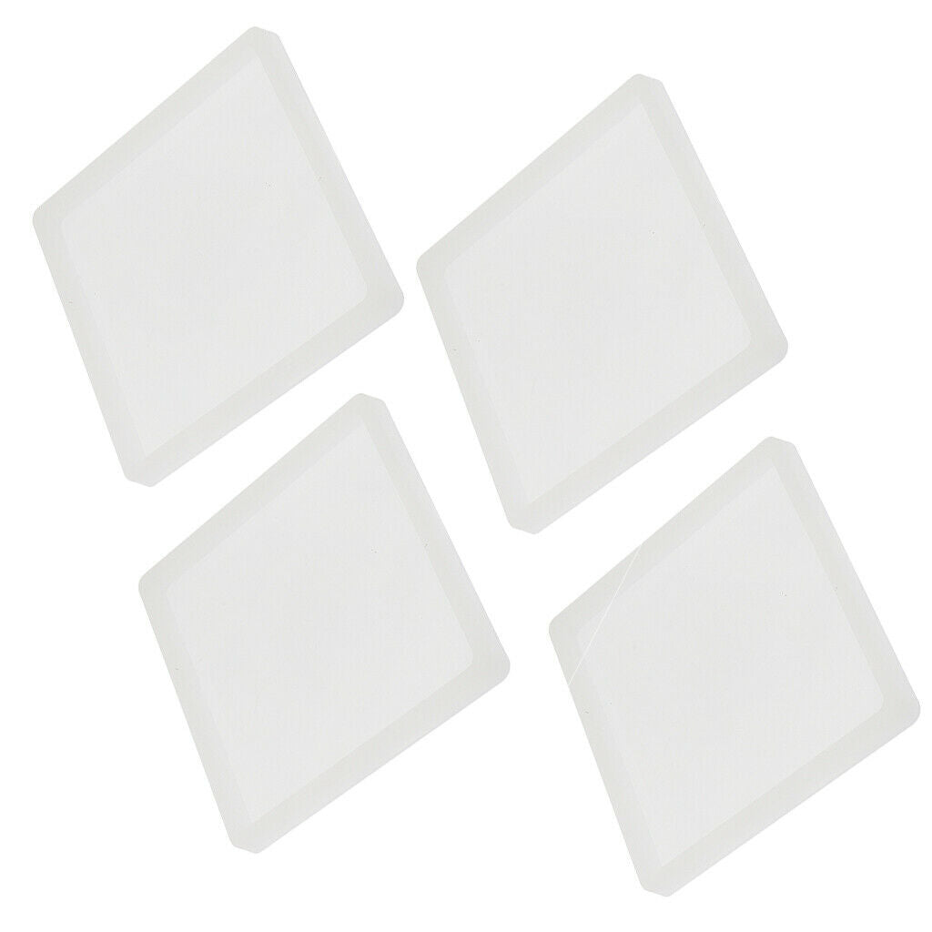 4 pieces square shape jewelry silicone mold ornament