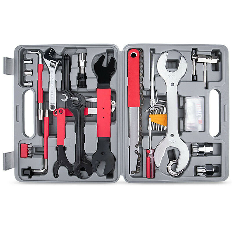 44pcs/box Bicycle Carbon Steel Repair Kit Super Equipment Toolbox Repair Tool Ad
