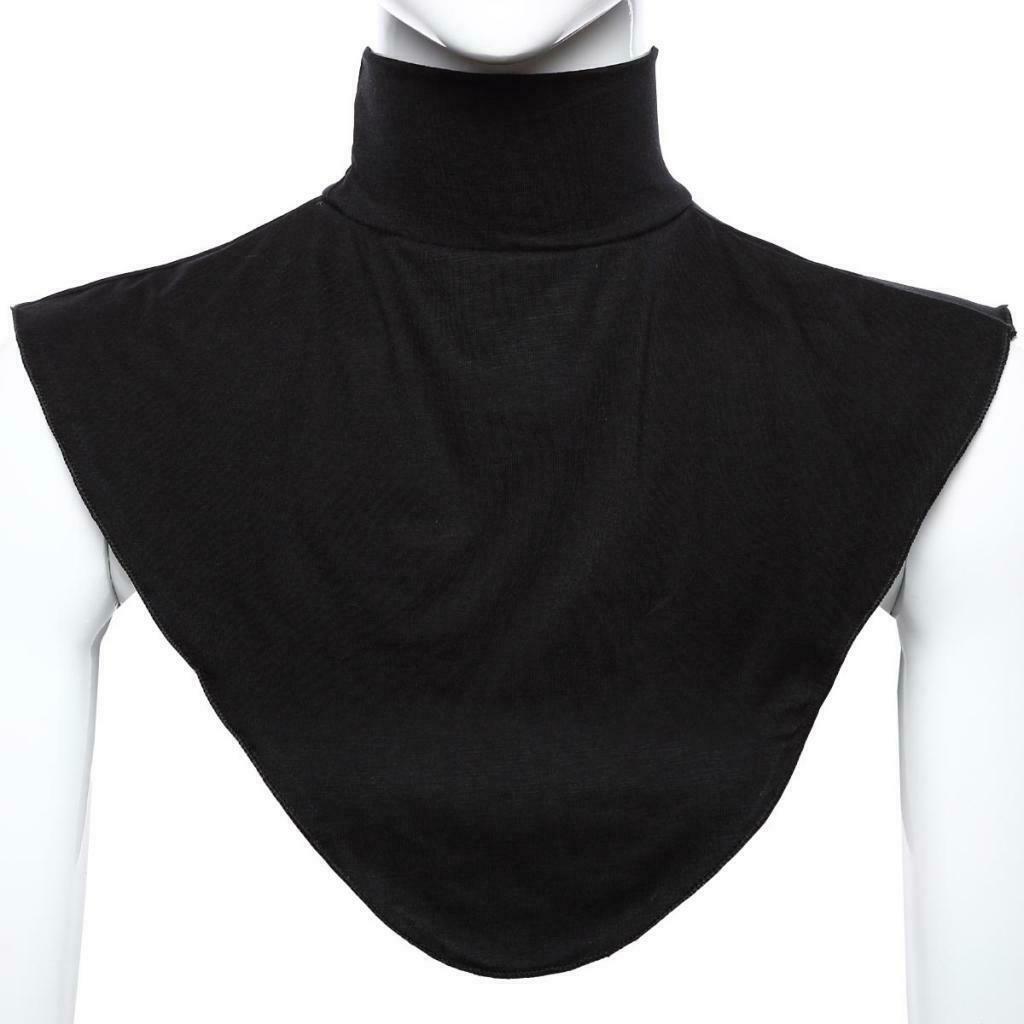 4pcs Muslim False Collar Removable Mock Modal Turtleneck Top Dickey Collar