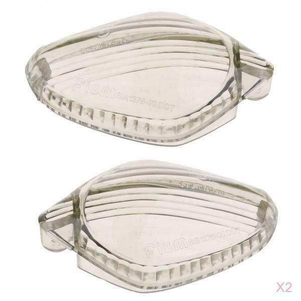 90x50x20mm 4pcs Motorbike Turning Indicator Lens For  Grey