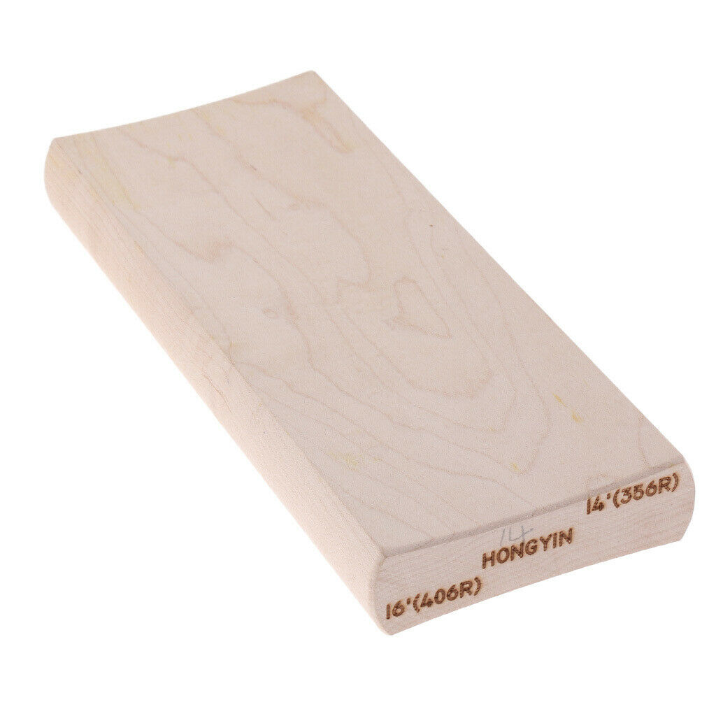 Set of 3 Wooden Radius Sanding Block for Guitar Bass Luthier Tool Parts