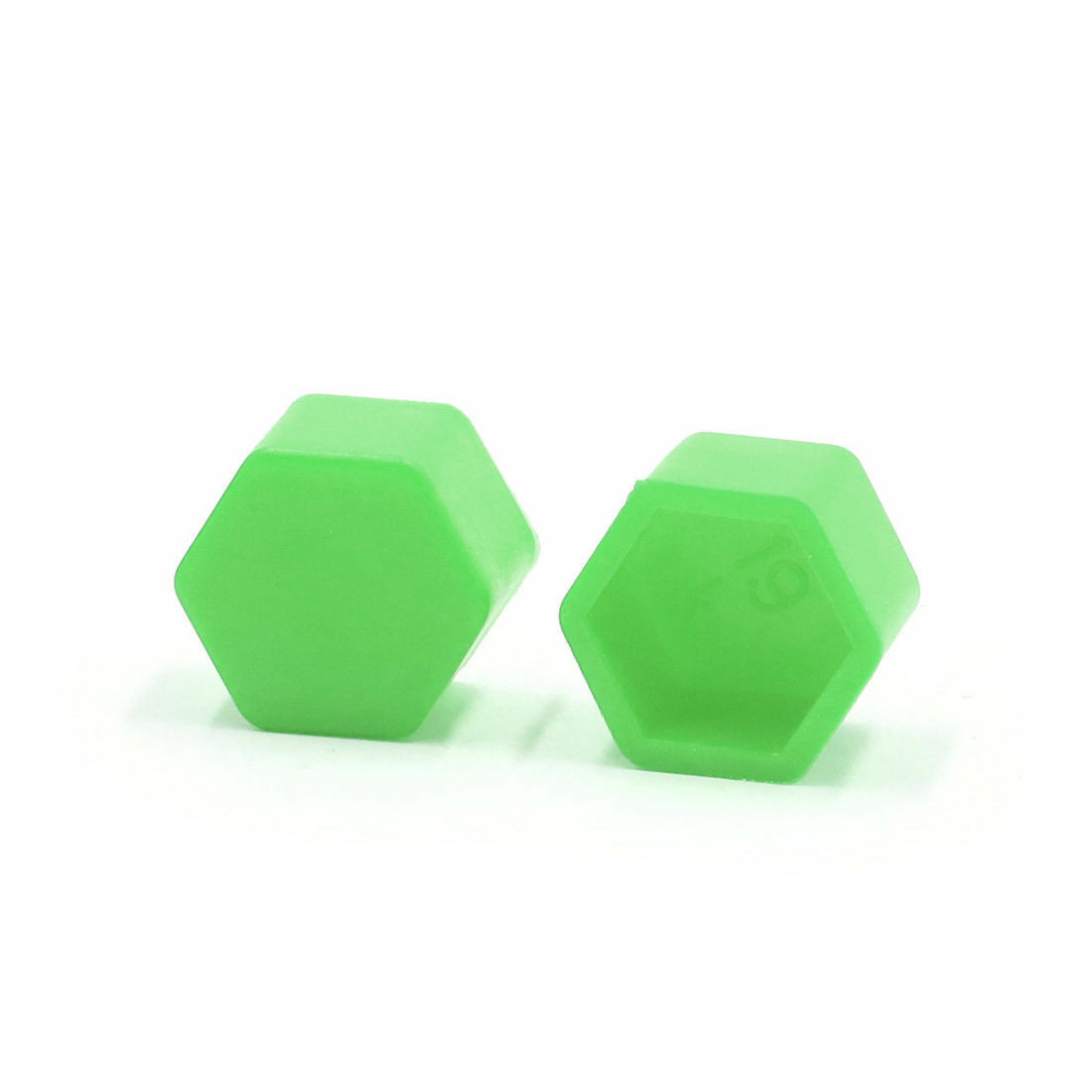 20x 19mm Green Car Wheel Nut  Lug Silicone Hub Covers Screw Dust Protect Caps